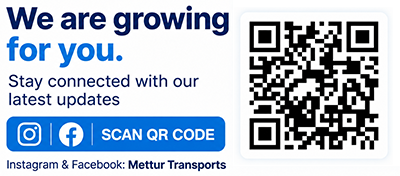 follow Mettur Transport